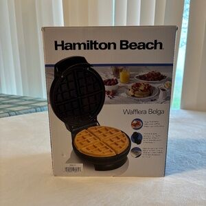 Hamilton beach waffle maker